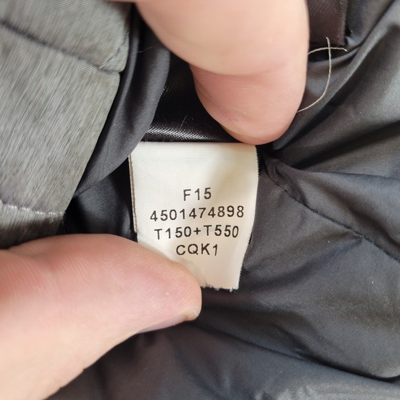 The North Face Insulated Arlayne Jacket Puffer Womens Small Petite Gray Coat - Picture 9 of 13